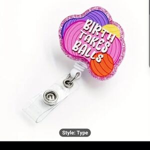 Acrylic badge reel